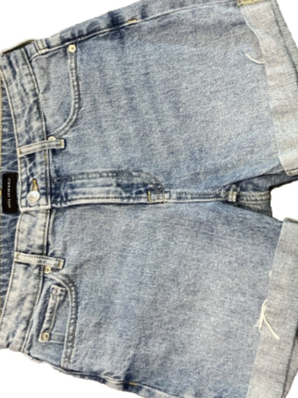 Free Assembly Ladies Size 6 Denim 5 Style Pocket lightly distressed Shorts